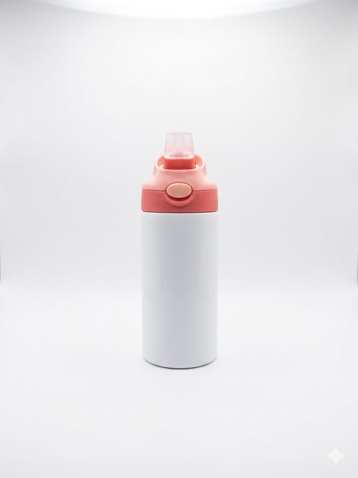 12oz Kids Stainless Steal Insulated Flip Bottle - Sublimation Product - Craftique Fusion Ltd