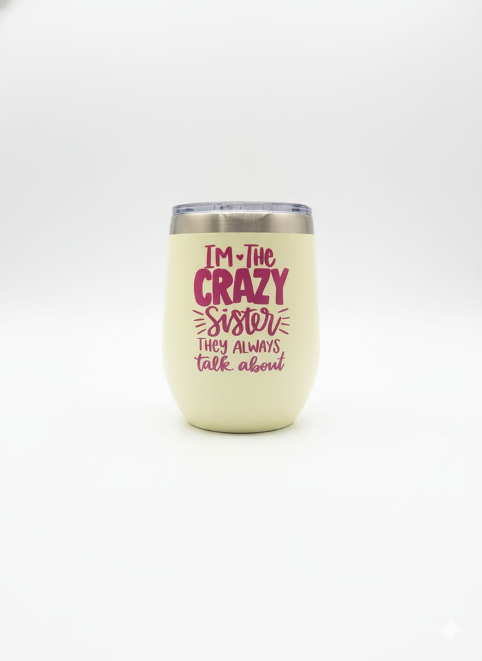 12oz Stainless Steel Insulated Tumbler- UV-DTF Ready - Craftique Fusion Ltd