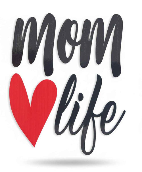 16oz Glass Mom Life Tumbler With Bamboo Lid and Glass Straw