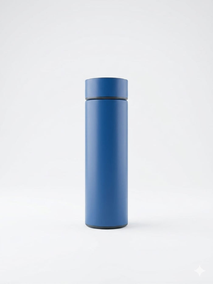 16oz Stainless Steel Tumbler Flask with Temperature Gauge- UV-DTF Product - Craftique Fusion Ltd