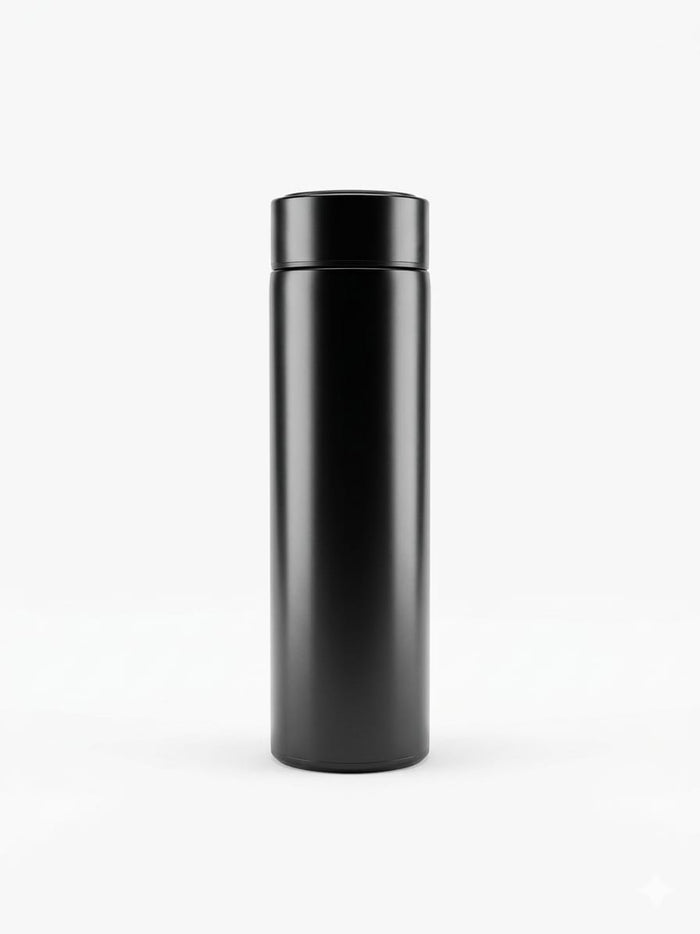 16oz Stainless Steel Tumbler Flask with Temperature Gauge- UV-DTF Product - Craftique Fusion Ltd