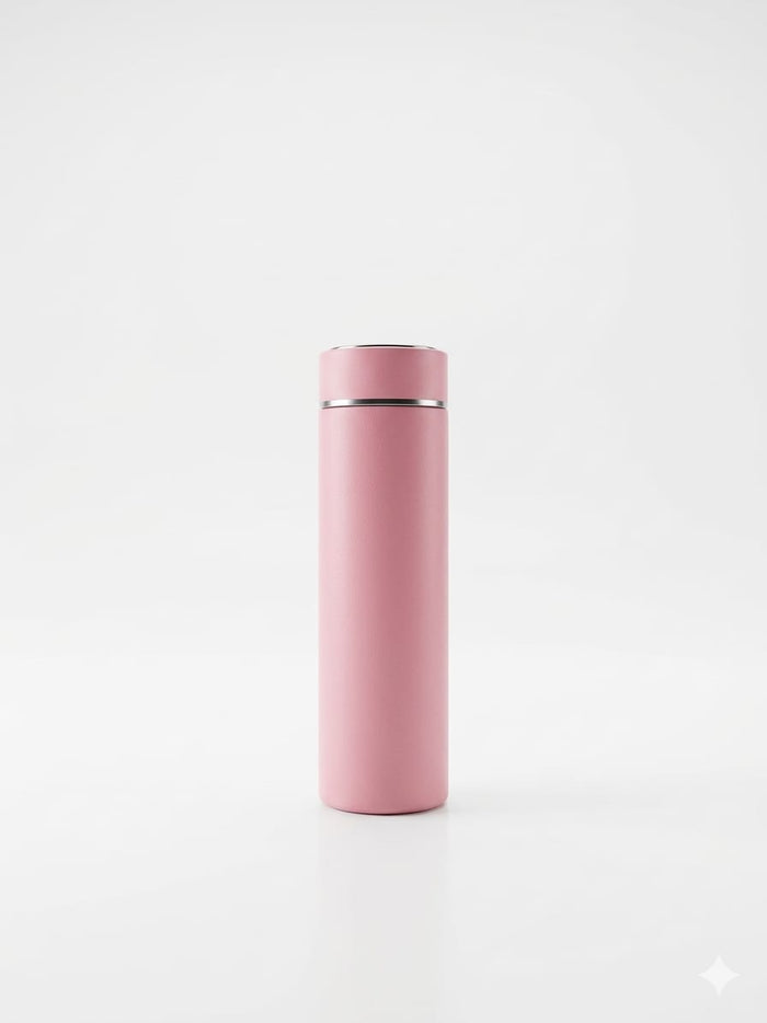 16oz Stainless Steel Tumbler Flask with Temperature Gauge- UV-DTF Product - Craftique Fusion Ltd