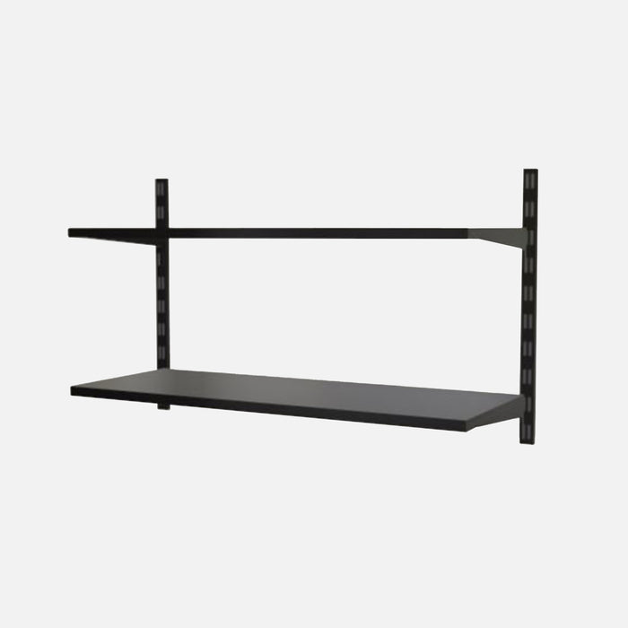 2 Steel Shelf Kit Matte Black 500x800x320mm