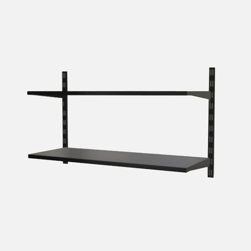 2 Steel Shelf Kit Matte Black 500x800x320mm