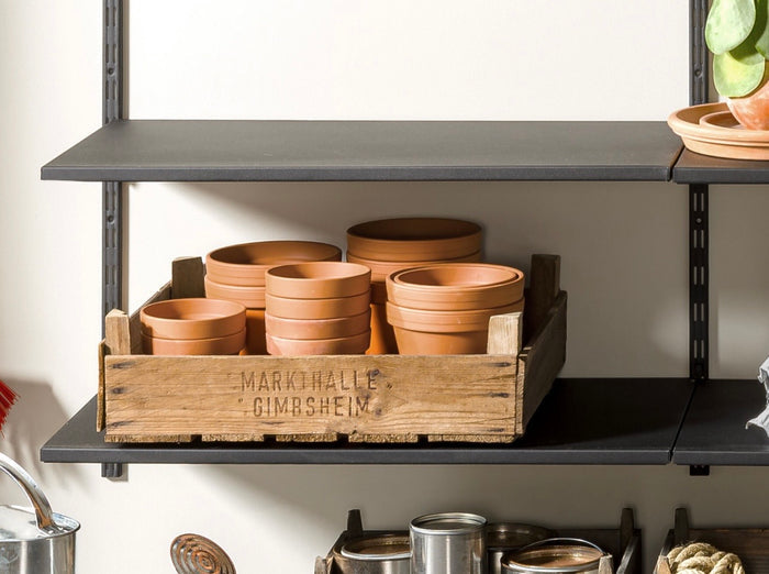 2 Steel Shelf Kit Matte Black 500x800x320mm