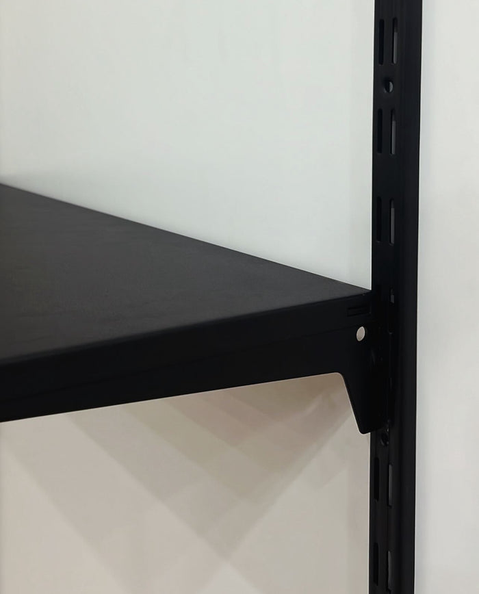 6 Steel Shelf Kit Matte Black 1000x1600x250mm
