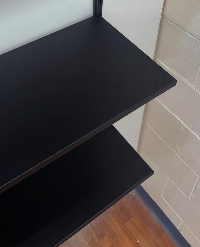6 Steel Shelf Kit Matte Black 1000x1600x250mm