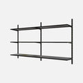 6 Steel Shelf Kit Matte Black 1000x1600x320mm