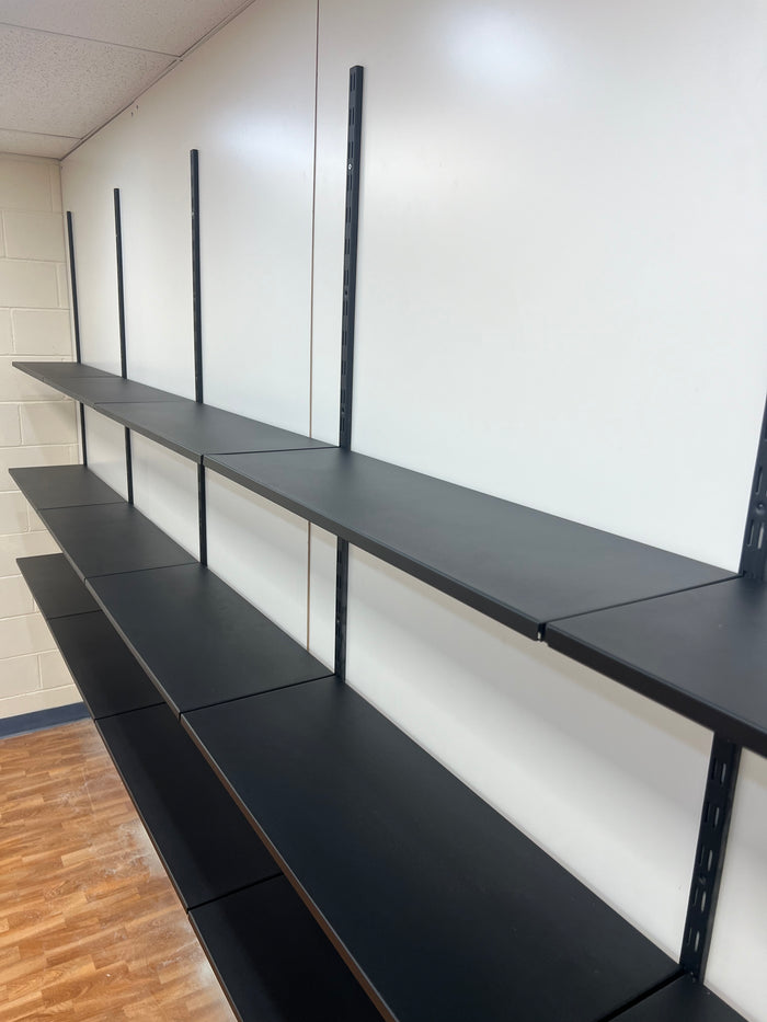 6 Steel Shelf Kit Matte Black 1000x1600x420