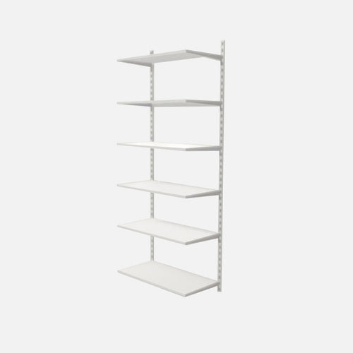 6 Steel Shelf Kit White 2000x800x320mm