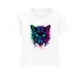 Abstract Panther 100% Cotton Kids T-shirt