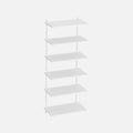 Adjustable 6 Shelf Kit White 2000x600x250mm