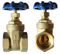 AG GV200-100T Brass Gate Valve, 1" fpt
