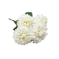 ARTIFICIAL DALIA BOUQUET WHITE 40CM Deventor