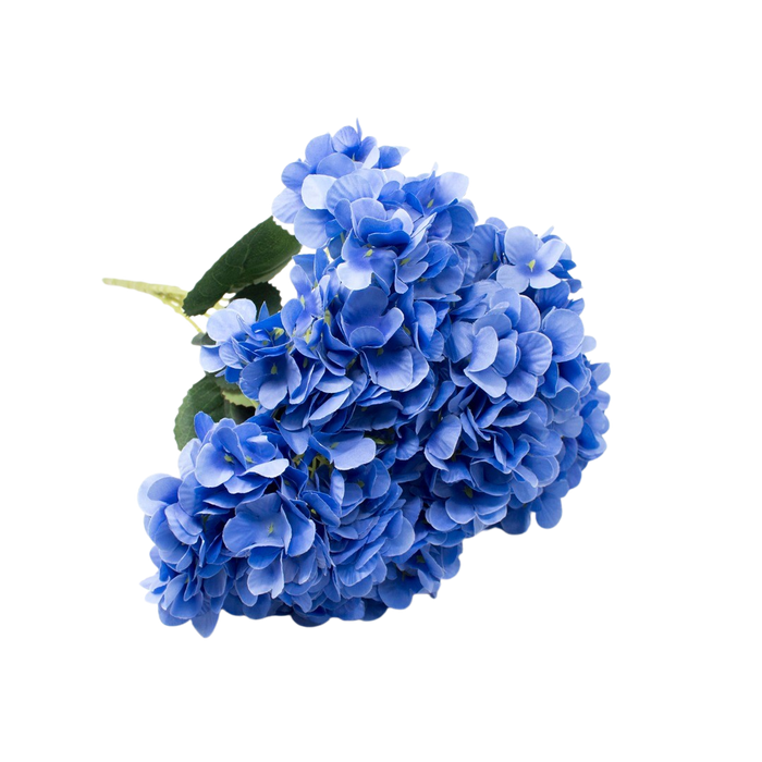 ARTIFICIAL ORTANSIA BUSH BLUE 45CM Deventor