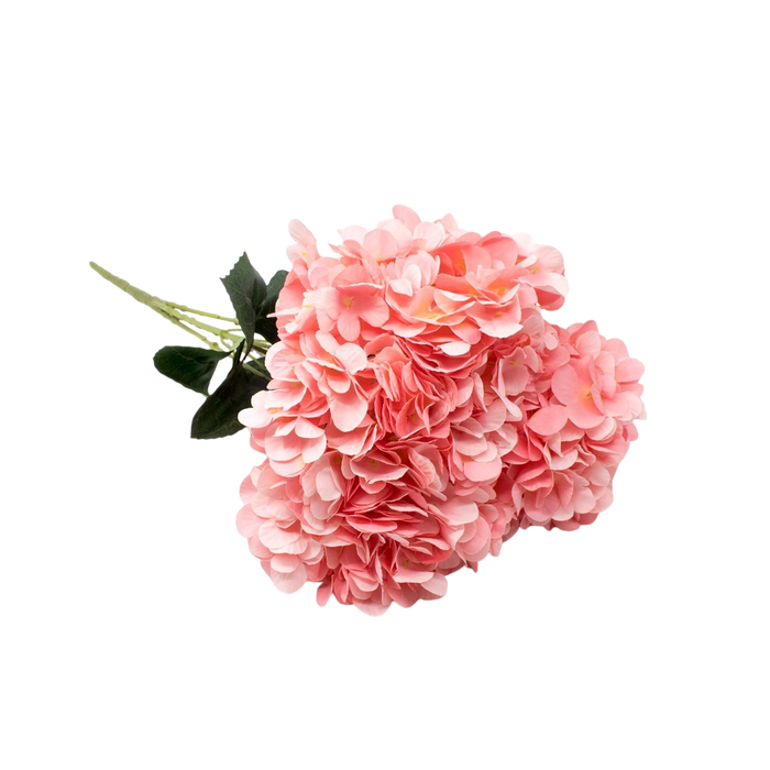 ARTIFICIAL ORTANSIA BUSH PINK 45CM Deventor