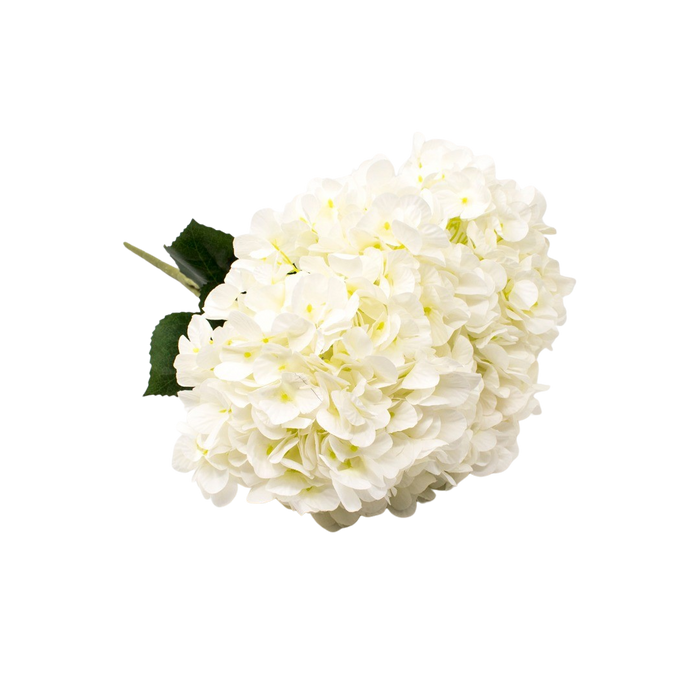 ARTIFICIAL ORTANSIA BUSH WHITE 45CM Deventor