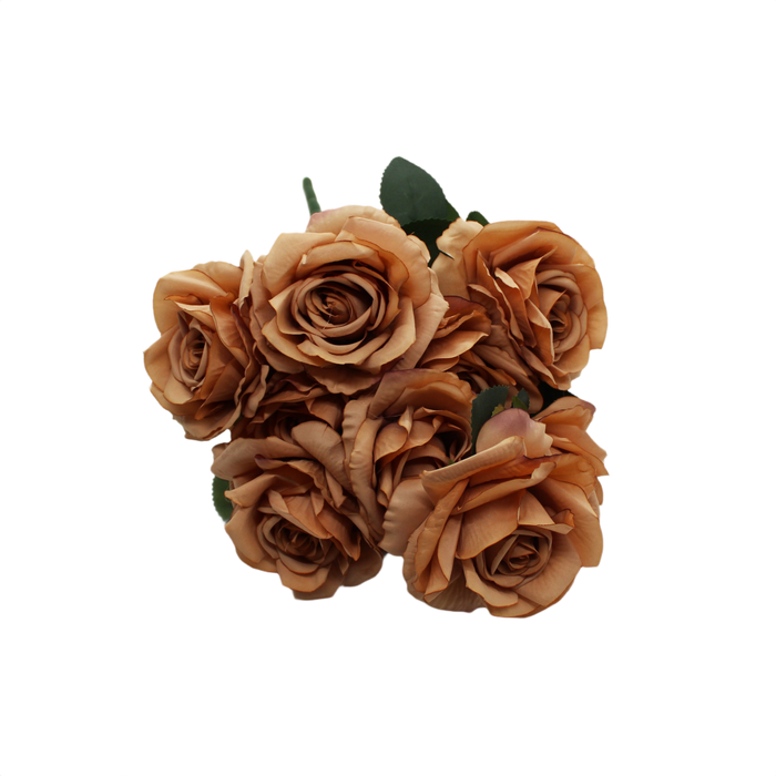 ARTIFICIAL ROSE BUSH BROWN Deventor
