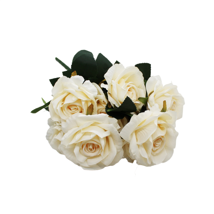 ARTIFICIAL ROSE BUSH CHAMPAGNE Deventor