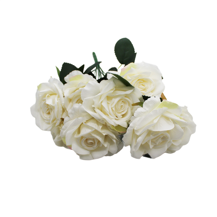 ARTIFICIAL ROSE BUSH WHITE Deventor