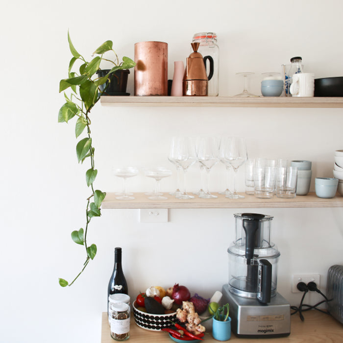 Australian Made Plywood Floating Shelf 1000x200x24mm