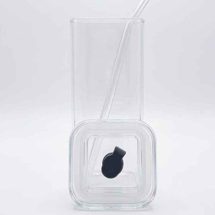 Autism Support Squad 16oz Glass Tumbler with Straw- UV-DTF Wrapped