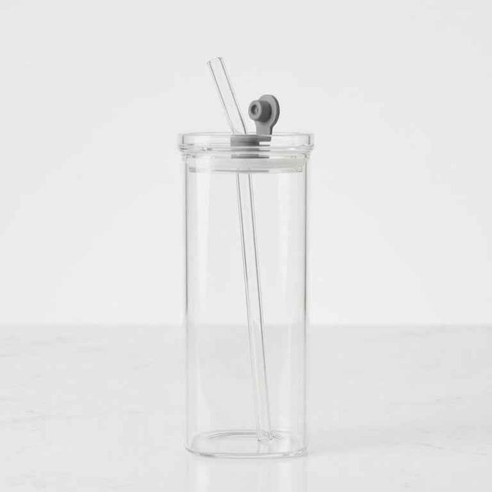 Autism Support Squad 16oz Glass Tumbler with Straw- UV-DTF Wrapped