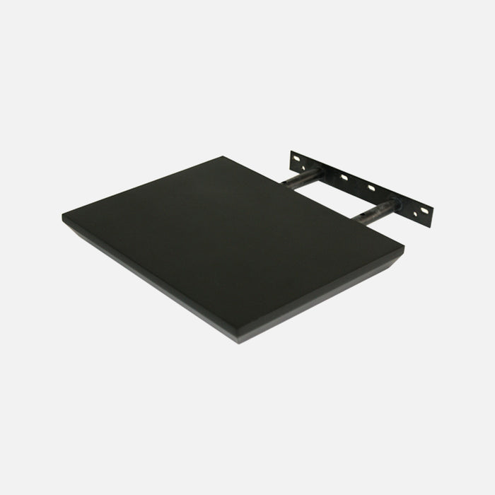 Beveled Edge Floating Shelf Matte Black 250x200x32mm