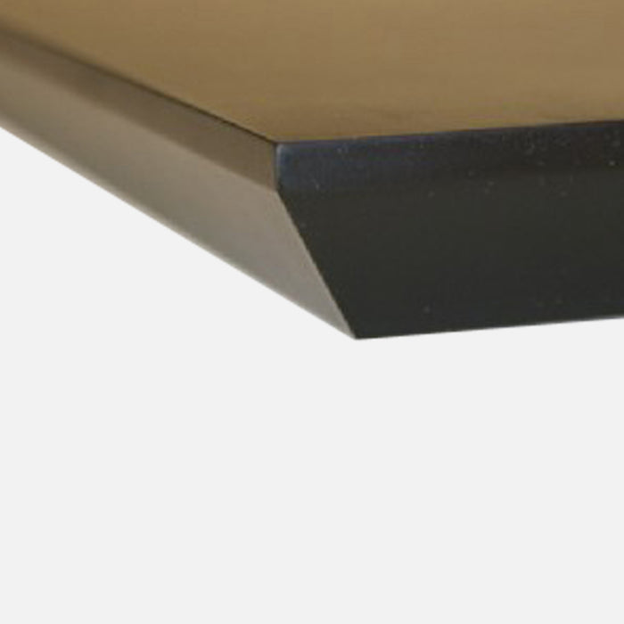Beveled Edge Floating Shelf Matte Black 450x200x32mm