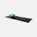 Black Glass Shelf Kit 800x200x8mm