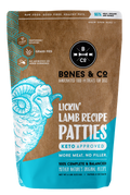 Bones & Co. Lickin' Lamb Recipe Raw Frozen Patties Dog Food