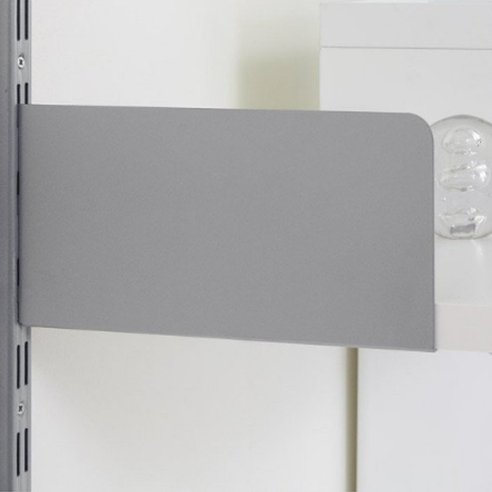 Book End Shelf Brackets White 250x128mm (Pair)