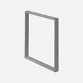Boon MAXX Metal Frame Stone Grey 330x330mm