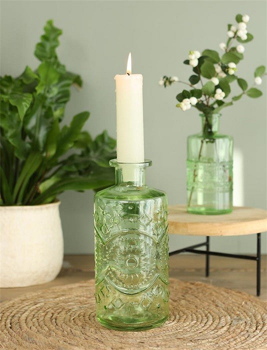 BOTTLE 21 X 9CM GREEN Deventor
