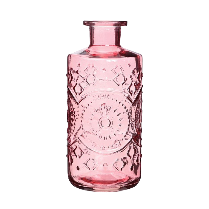 BOTTLE 21X9CM PINK Deventor
