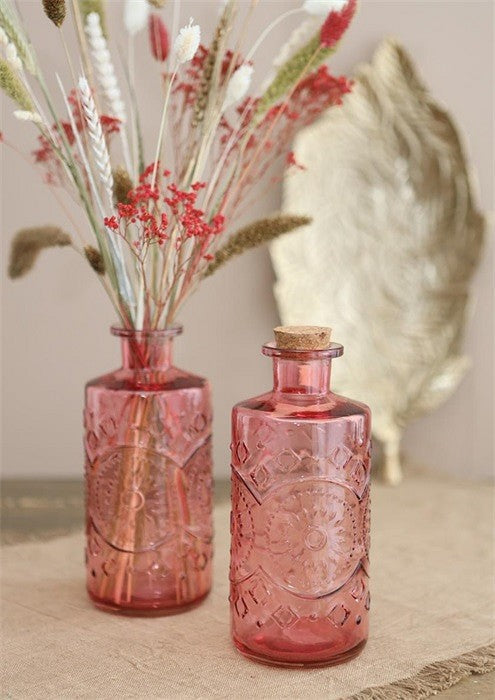 BOTTLE 21X9CM PINK Deventor