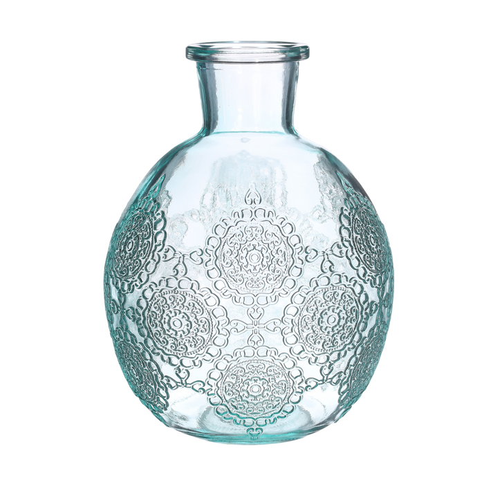 BOTTLE H17X13CM SOFT BLUE Deventor
