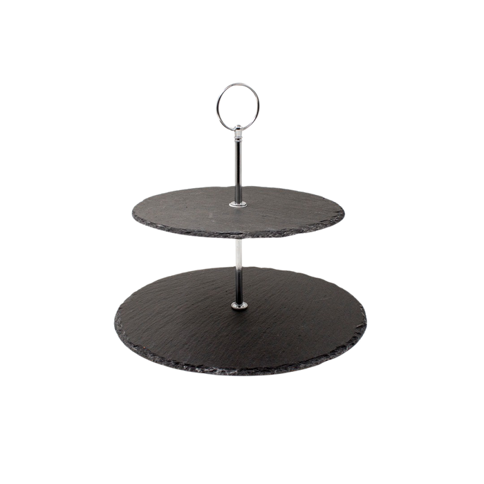 CAKE STAND X2 25X25X24CM Deventor