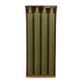 CANDLES STICK GREEN 23.5CM 8PCS 8HRS Deventor