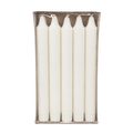 CANDLES STICK WHITE 20CM 10PCS 7HRS Deventor