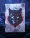 Celestial Wolf - A5 Spiral Notebook
