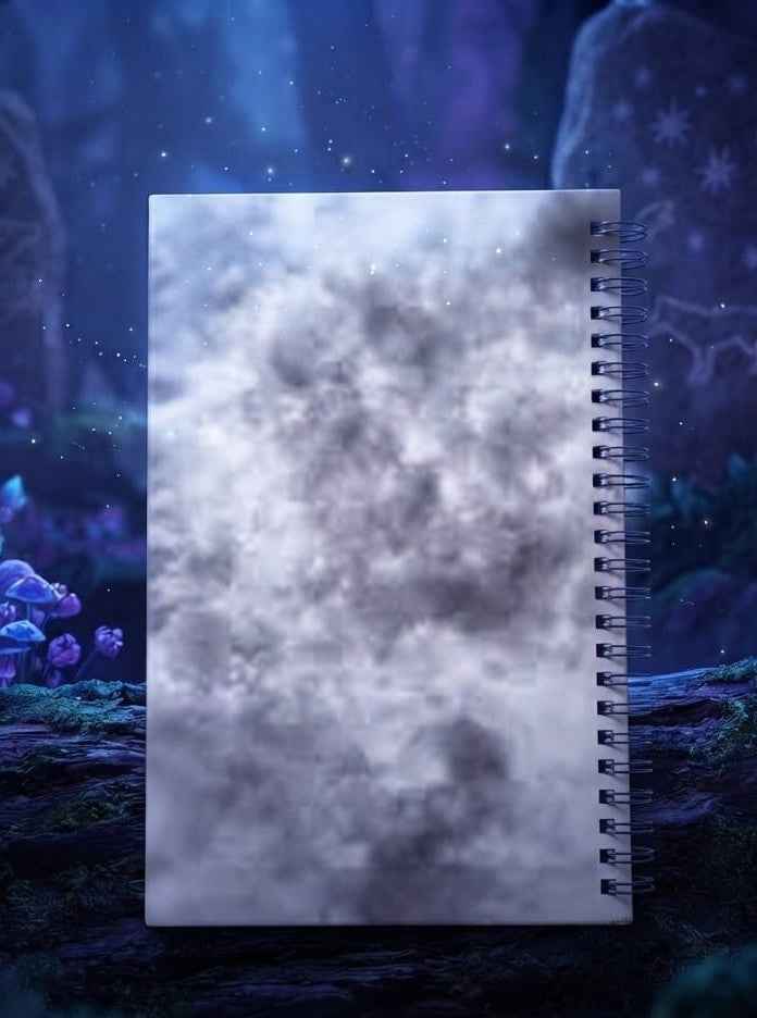 Celestial Wolf - A5 Spiral Notebook