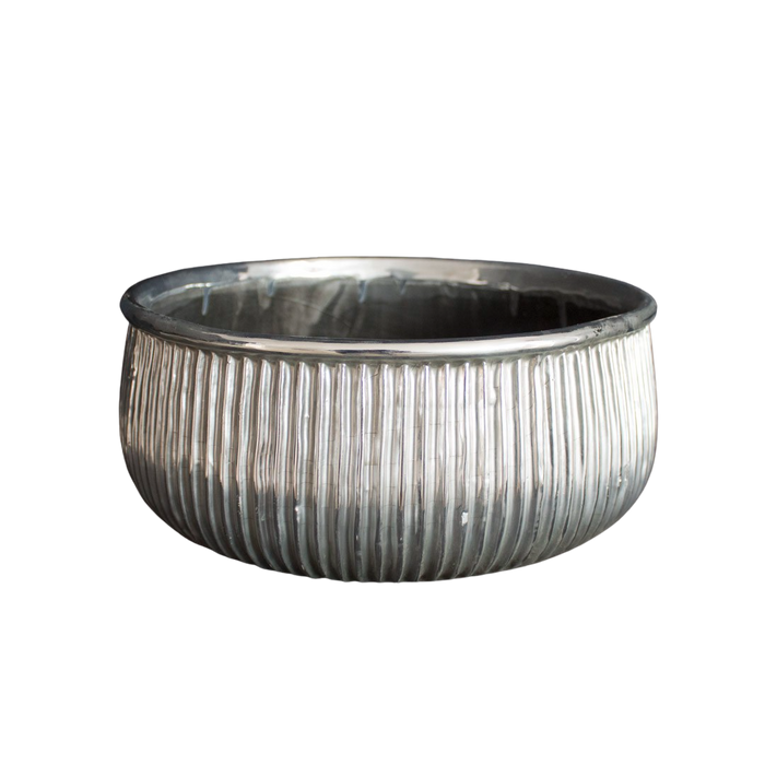 CERAMIC 30X30X12CM SILVER PH.HADJIGEORGIOU