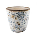 CERAMIC OLD WHT/BLUE 17x18.5cm PH.HADJIGEORGIOU