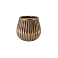 CERAMIC POT 20X20X18.5CM GOLD PH.HADJIGEORGIOU