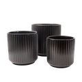 CERAMIC POT BLACK 3 SIZE Deventor