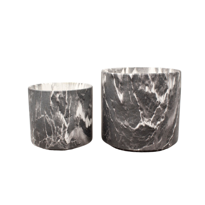 CERAMIC POT MARBLE GREY Deventor