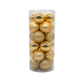 CHRISTMAS BALLS 7CM - 24PCS Deventor