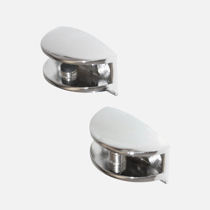 Clear Glass Corner Shelf Kit 200x200x8mm