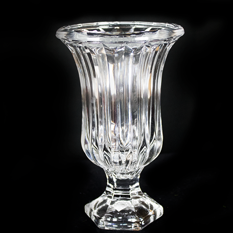 Clear vase 24cm deventorcy